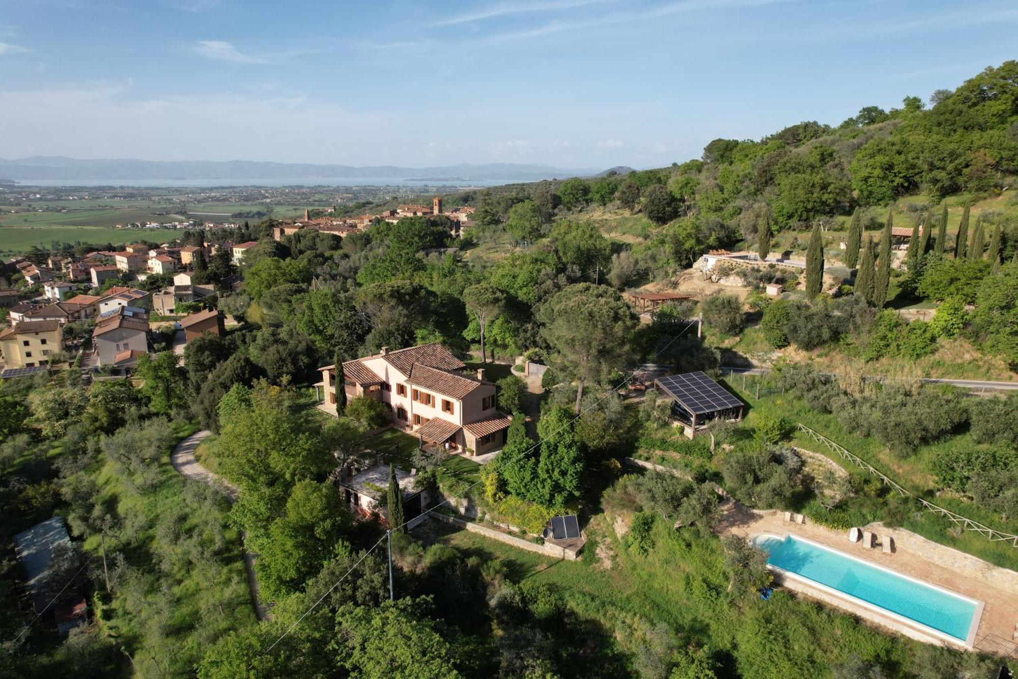 Tartagli Luxury Villa With Pool - A Fontanaro Property Paciano Eksteriør billede